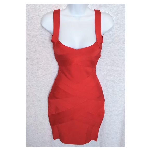 NWT House of CB Jennifer Cross Back Bandage Dress - Picture 2 of 8